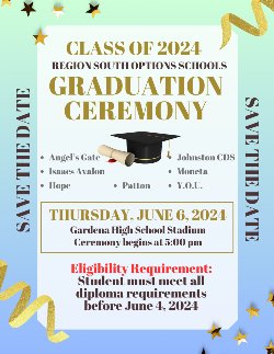 Graduation flyer